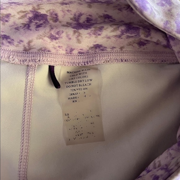 LoveShackFancy Lavender Floral Leggings - Picture 9 of 10